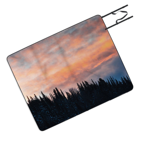 J. Freemond Visuals Fire in the Sky I Picnic Blanket