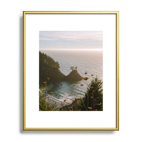 J. Freemond Visuals Golden Coast Metal Framed Art Print