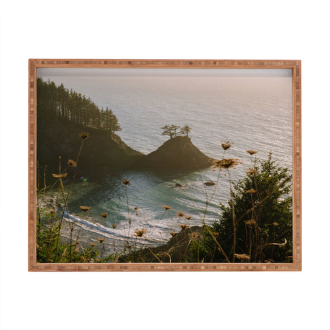 J. Freemond Visuals Golden Coast Rectangular Tray