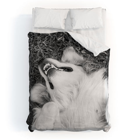J. Freemond Visuals Goofy Enzo Duvet Cover