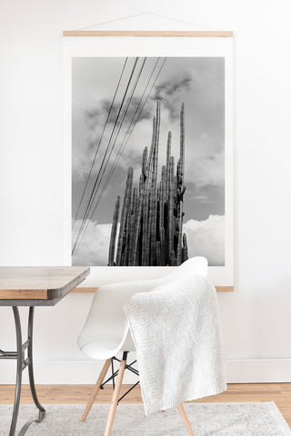 J. Freemond Visuals Highline Cacti Art Print And Hanger