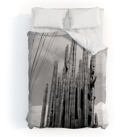 J. Freemond Visuals Highline Cacti Duvet Cover
