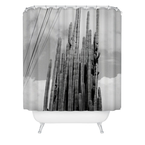 J. Freemond Visuals Highline Cacti Shower Curtain