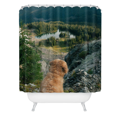 J. Freemond Visuals Lookout Enzo Shower Curtain