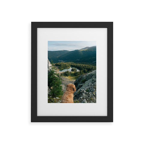 J. Freemond Visuals Lookout Enzo Framed Art Print
