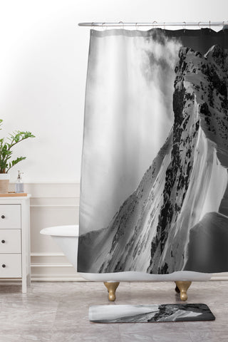 J. Freemond Visuals Precipice View Shower Curtain And Mat