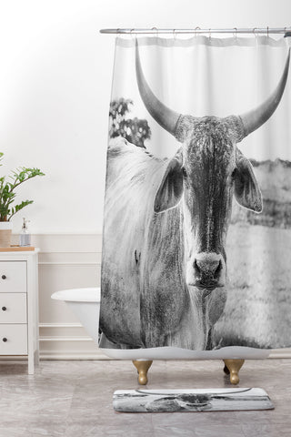 J. Freemond Visuals The Boss Shower Curtain And Mat