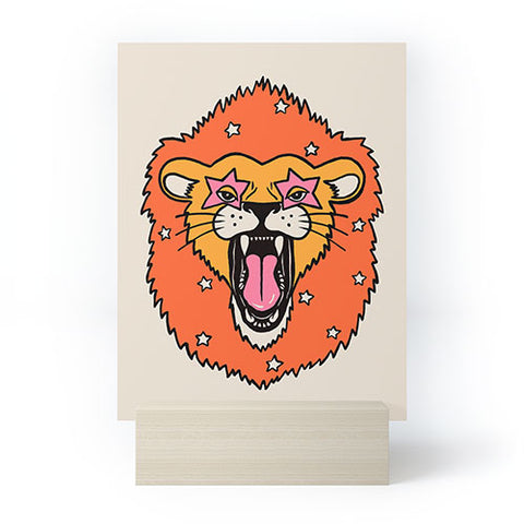 Jaclyn Caris Lion 2 Mini Art Print