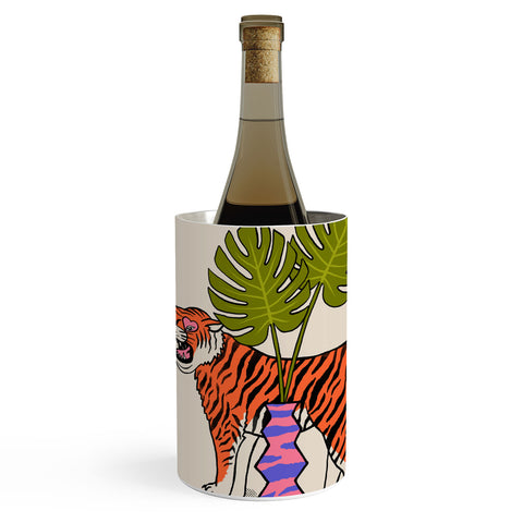 Jaclyn Caris Tiger Plant Wine Chiller