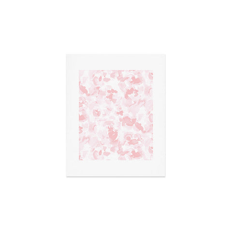 Jacqueline Maldonado Abstract Flora Millennial Pink Art Print