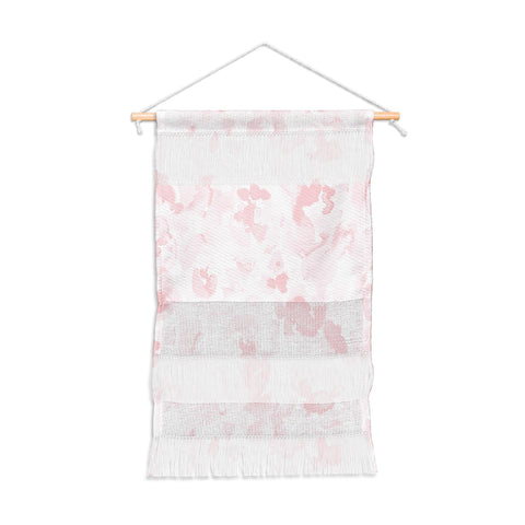 Jacqueline Maldonado Abstract Flora Millennial Pink Wall Hanging Portrait