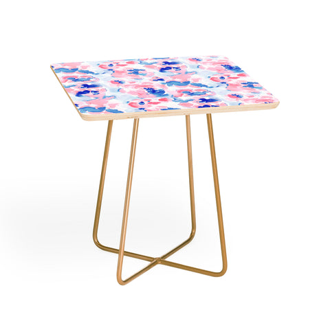 Jacqueline Maldonado Abstract Flora Pastel Side Table