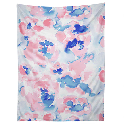 Jacqueline Maldonado Abstract Flora Pastel Tapestry