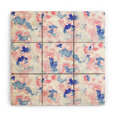 Jacqueline Maldonado Abstract Flora Pastel Wood Wall Mural