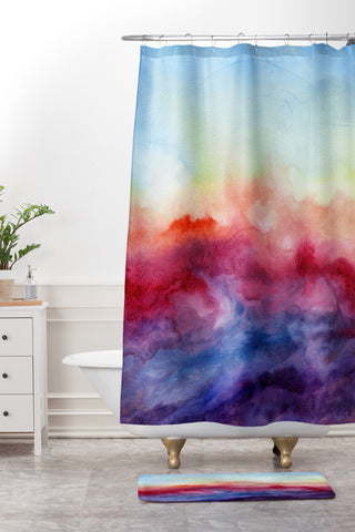 Jacqueline Maldonado Arpeggi Shower Curtain And Mat