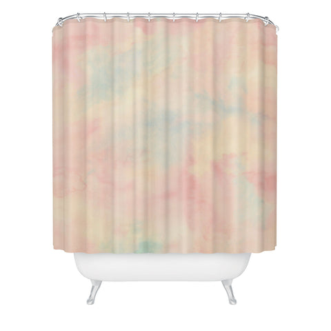 Jacqueline Maldonado Atmosphere Fiery Opal Shower Curtain