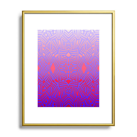 Jacqueline Maldonado Bali Ombre Metal Framed Art Print