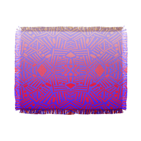Jacqueline Maldonado Bali Ombre Throw Blanket