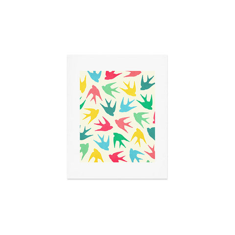 Jacqueline Maldonado Birds Multicolor Art Print