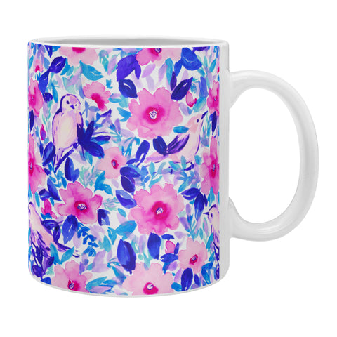 Jacqueline Maldonado Birds n Flowers Blue Coffee Mug