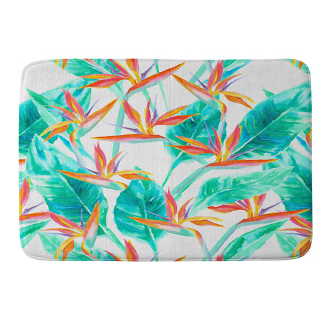 Jacqueline Maldonado Birds Of Paradise Memory Foam Bath Mat