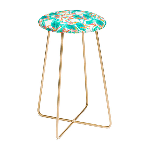 Jacqueline Maldonado Birds Of Paradise Counter Stool