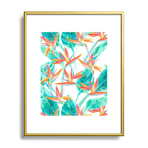 Jacqueline Maldonado Birds Of Paradise Metal Framed Art Print