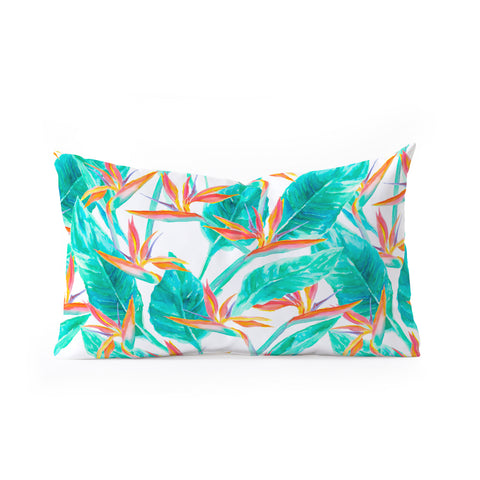 Jacqueline Maldonado Birds Of Paradise Oblong Throw Pillow