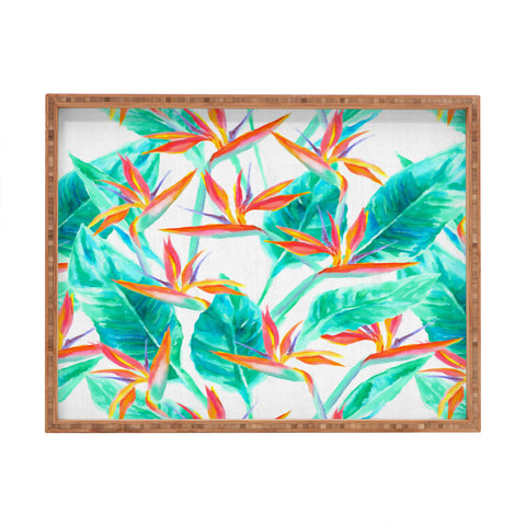 Jacqueline Maldonado Birds Of Paradise Rectangular Tray