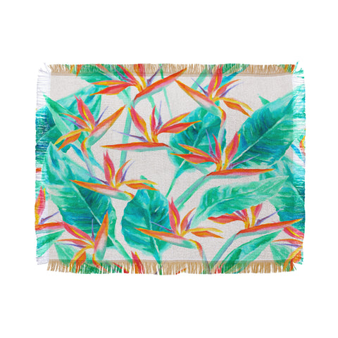 Jacqueline Maldonado Birds Of Paradise Throw Blanket