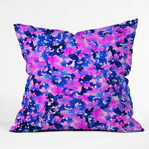 Jacqueline Maldonado Boheme Blue Outdoor Throw Pillow