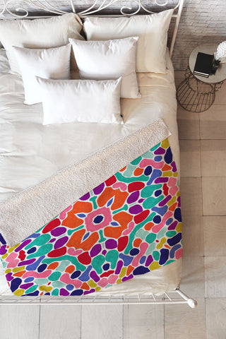 Jacqueline Maldonado Boho 1 Fleece Throw Blanket