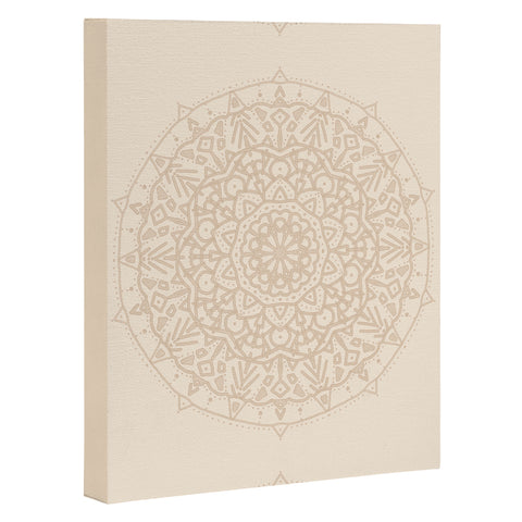 Jacqueline Maldonado Boho Mandala Beige Art Canvas