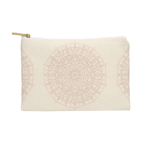 Jacqueline Maldonado Boho Mandala Beige Pouch