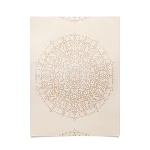 Jacqueline Maldonado Boho Mandala Beige Poster