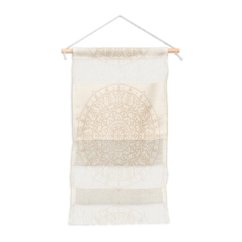 Jacqueline Maldonado Boho Mandala Beige Wall Hanging Portrait