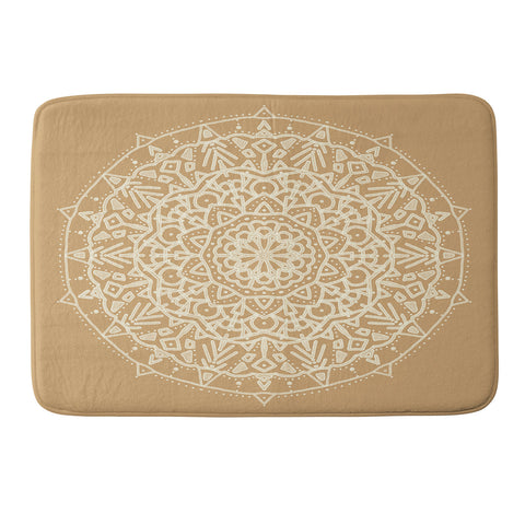 Jacqueline Maldonado Boho Mandala Leather Memory Foam Bath Mat