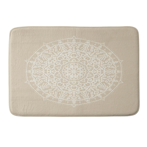 Jacqueline Maldonado Boho Mandala Natural Memory Foam Bath Mat