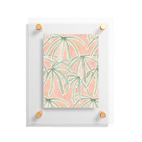 Jacqueline Maldonado Boho Palms Floating Acrylic Print