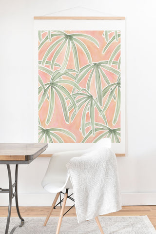 Jacqueline Maldonado Boho Palms Art Print And Hanger