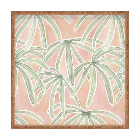 Jacqueline Maldonado Boho Palms Square Tray
