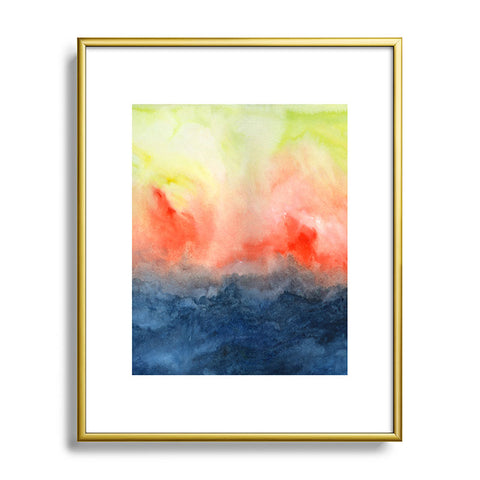 Jacqueline Maldonado Brushfire Metal Framed Art Print