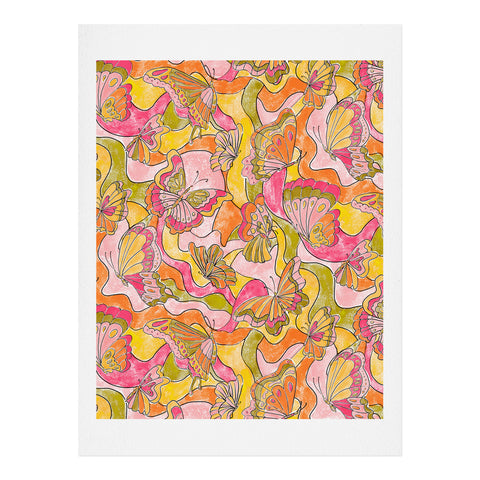 Jacqueline Maldonado Butterflies A Go Go Art Print