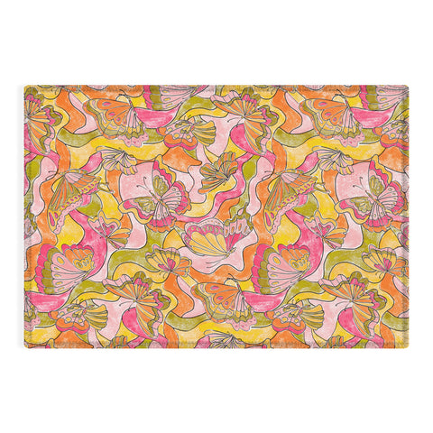 Jacqueline Maldonado Butterflies A Go Go Outdoor Rug
