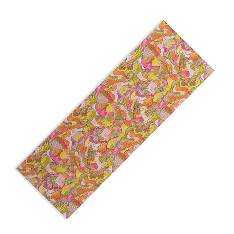Jacqueline Maldonado Butterflies A Go Go Yoga Mat
