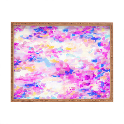 Jacqueline Maldonado Canopy Magenta Rectangular Tray