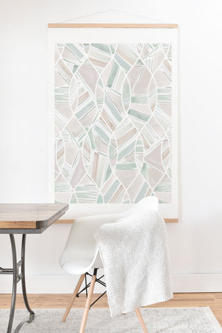 Jacqueline Maldonado Casual Geo Tile Light Art Print And Hanger