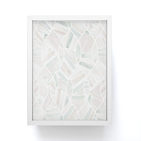 Jacqueline Maldonado Casual Geo Tile Light Framed Mini Art Print
