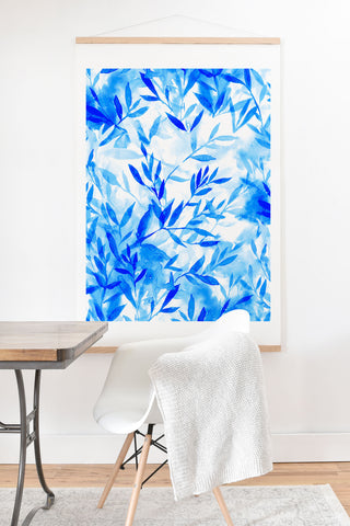 Jacqueline Maldonado Changes Blue Art Print And Hanger