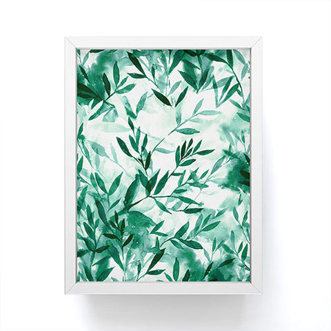 Jacqueline Maldonado Changes Green Framed Mini Art Print